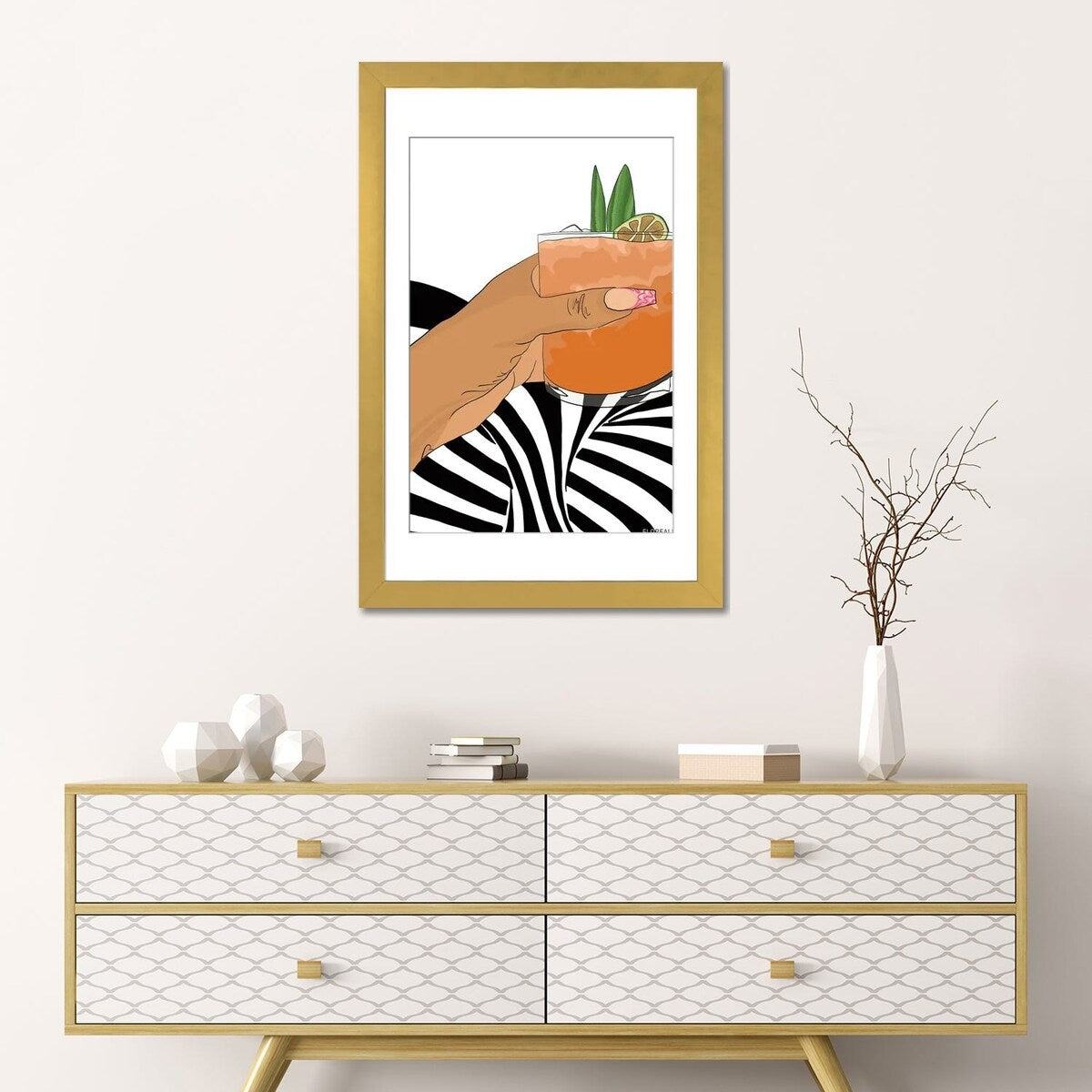 iCanvas "Orangesicle" by Jonelle James