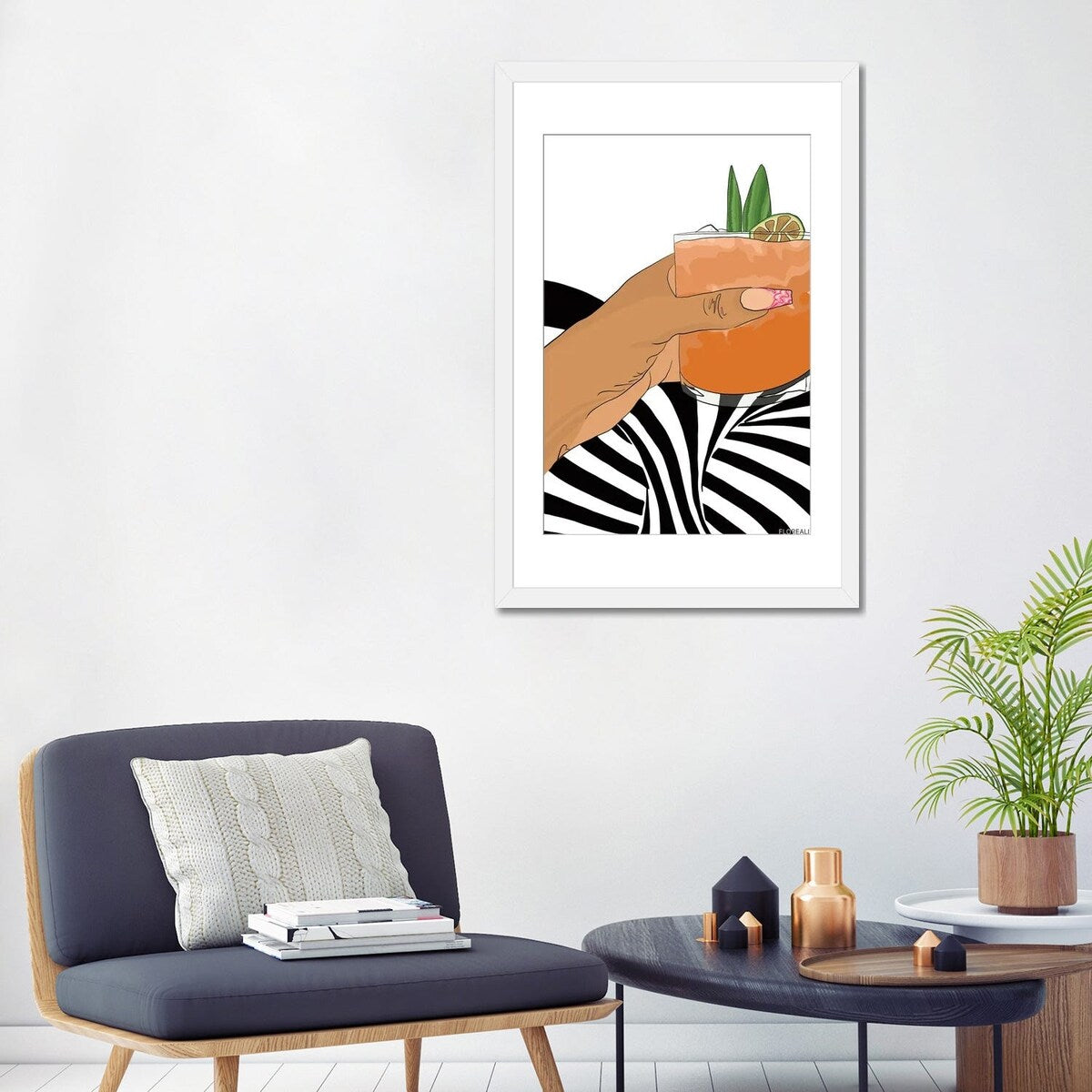 iCanvas "Orangesicle" by Jonelle James