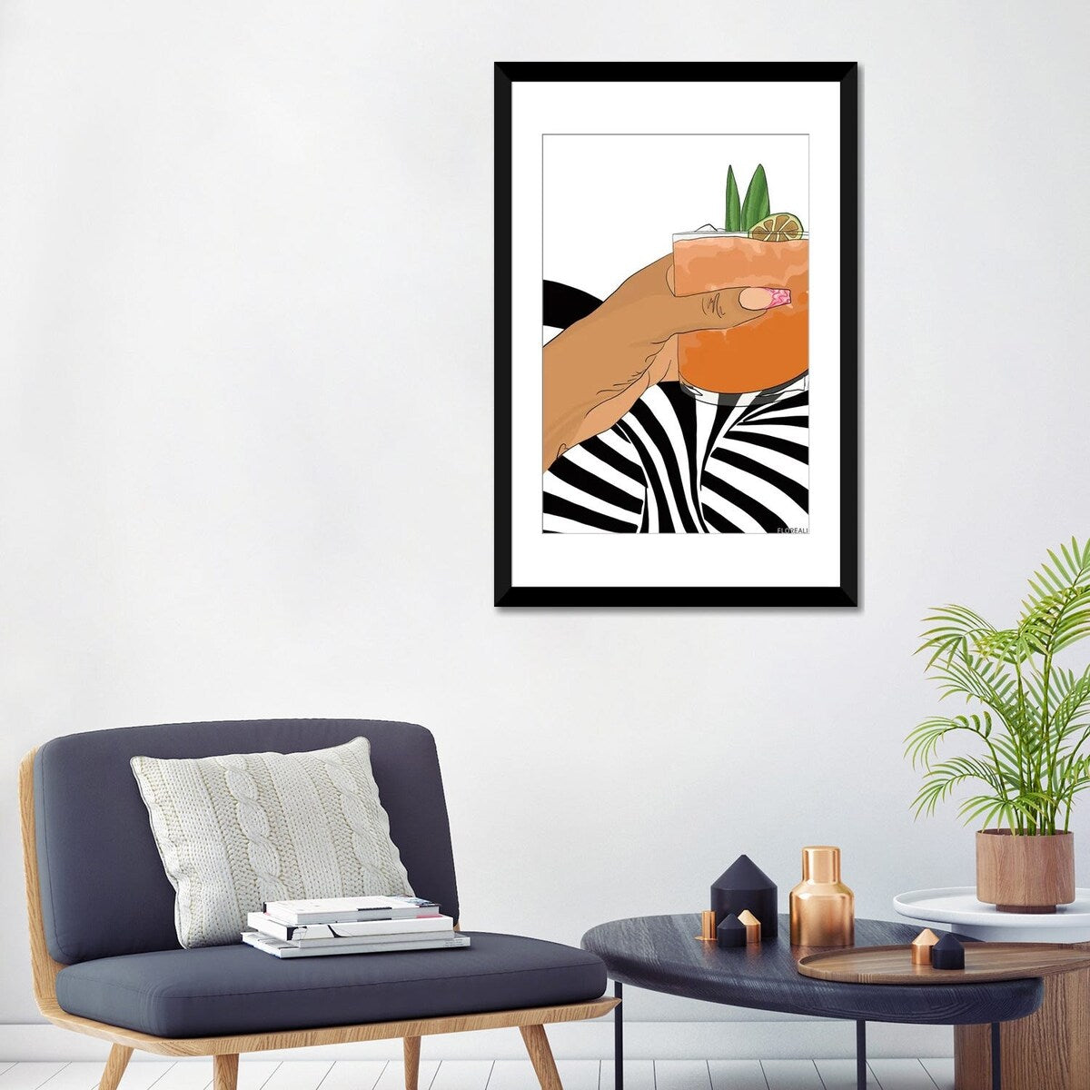 iCanvas "Orangesicle" by Jonelle James