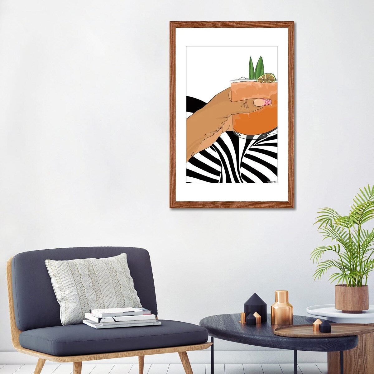 iCanvas "Orangesicle" by Jonelle James
