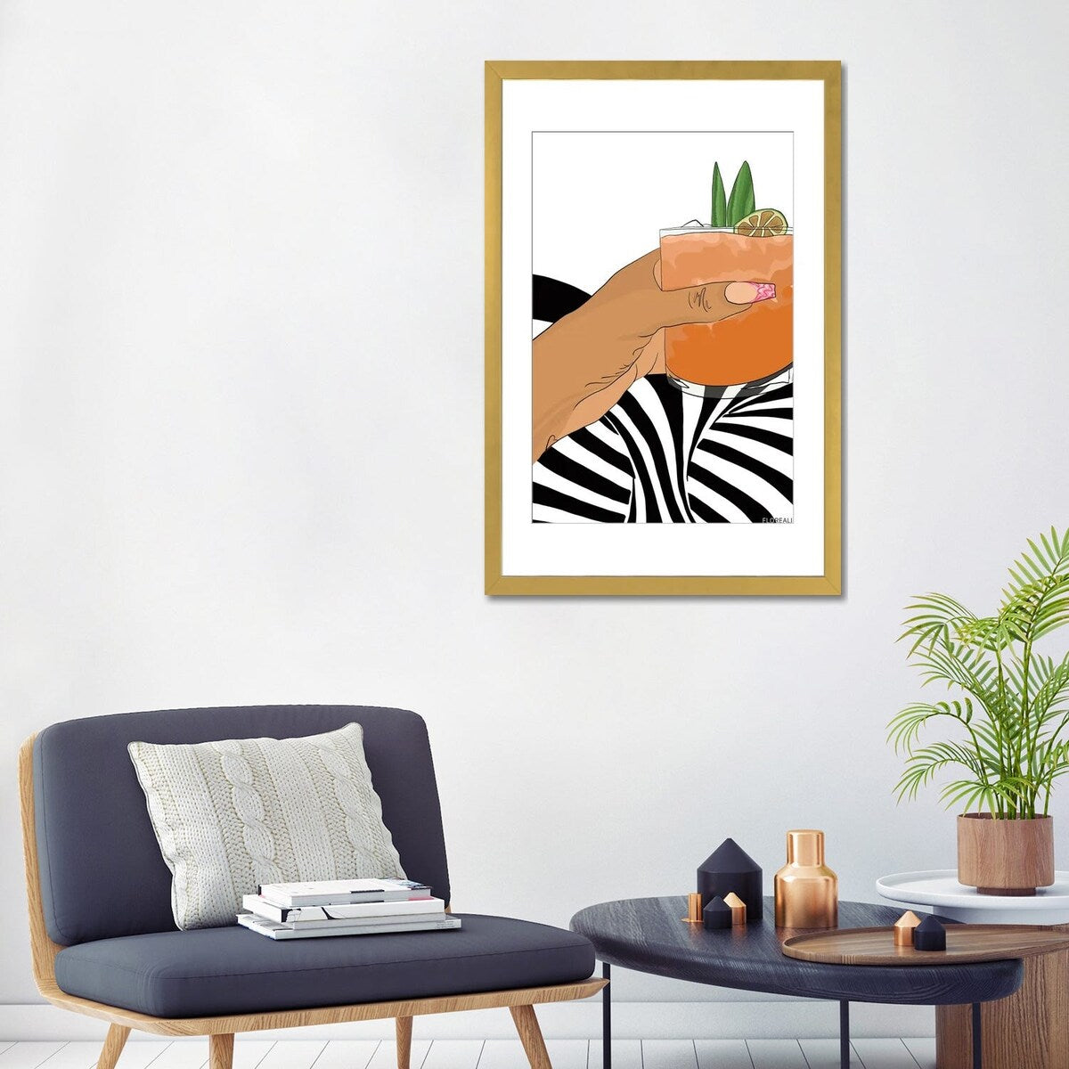 iCanvas "Orangesicle" by Jonelle James