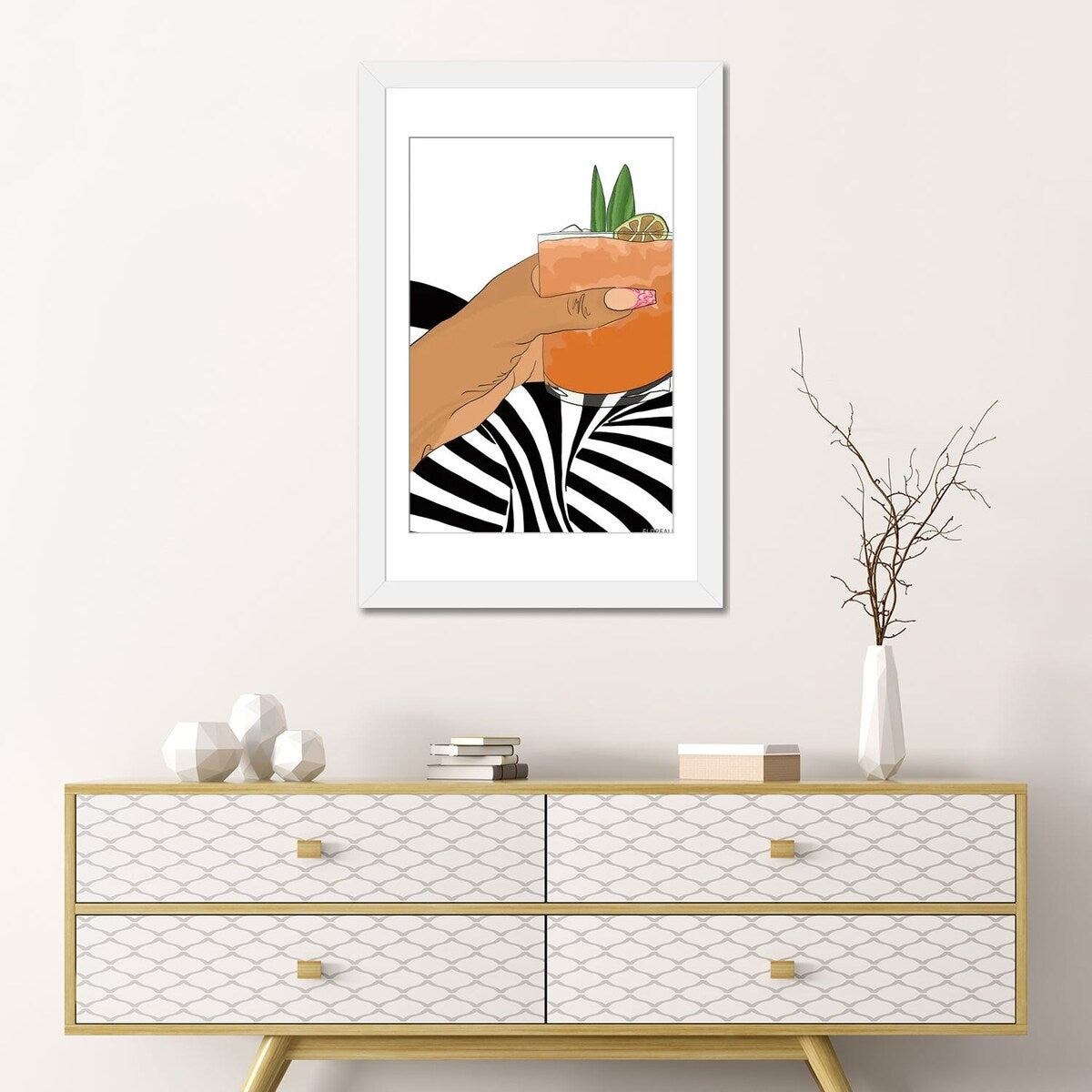 iCanvas "Orangesicle" by Jonelle James