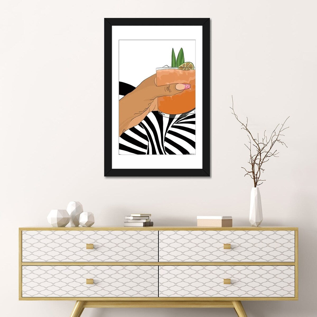 iCanvas "Orangesicle" by Jonelle James