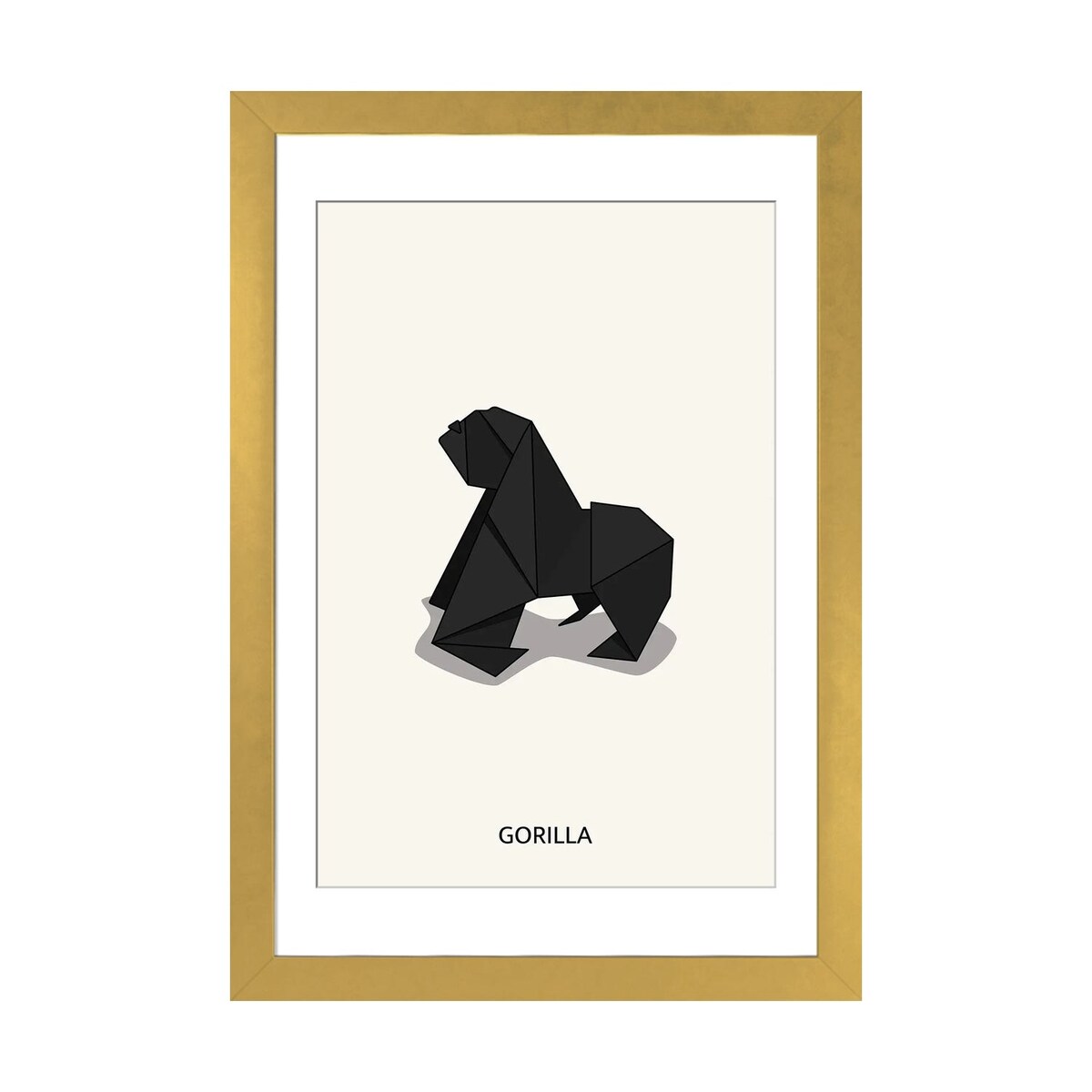 iCanvas "Origami Gorilla" by avesix