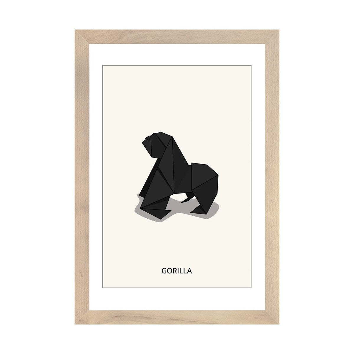 iCanvas "Origami Gorilla" by avesix