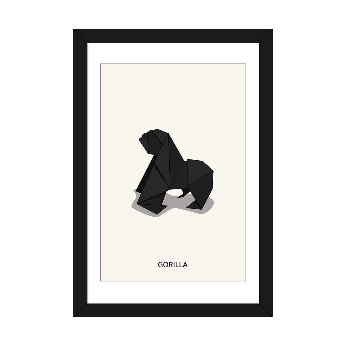 iCanvas "Origami Gorilla" by avesix