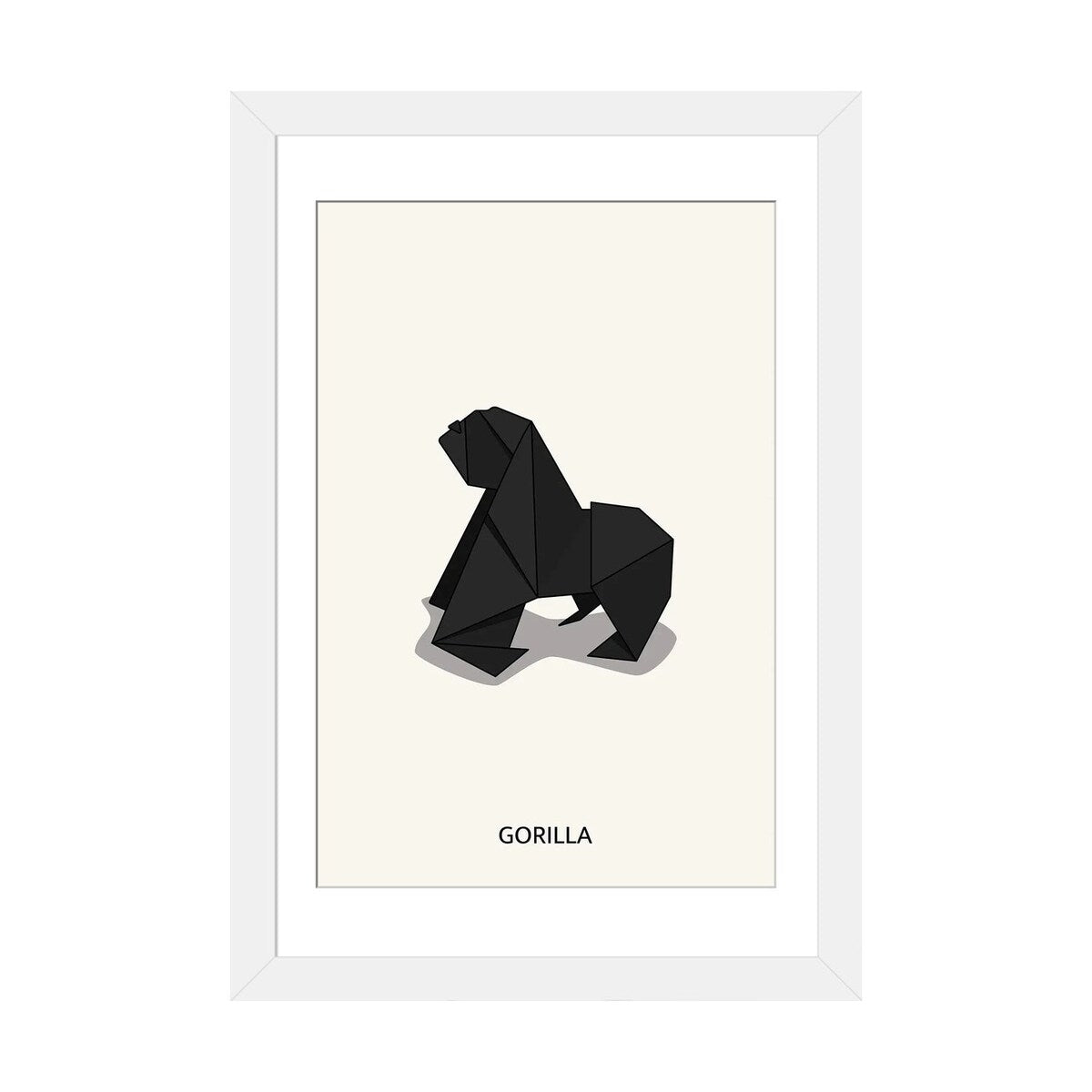 iCanvas "Origami Gorilla" by avesix