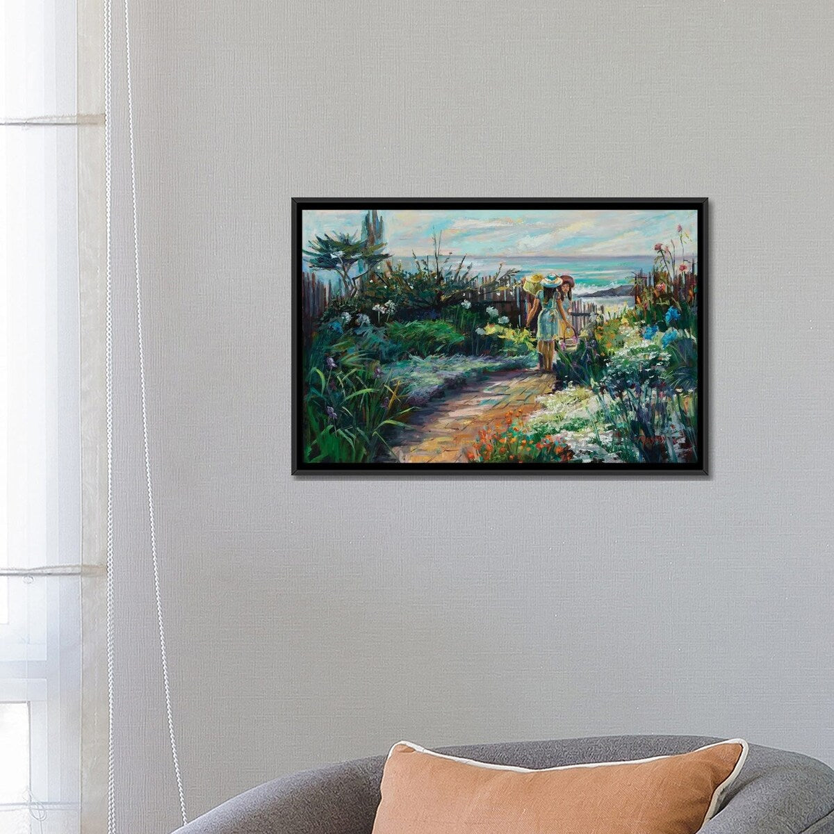 iCanvas "Pacific Gardens" by Marie Massey Framed