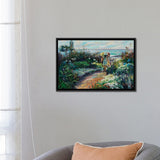 iCanvas "Pacific Gardens" by Marie Massey Framed