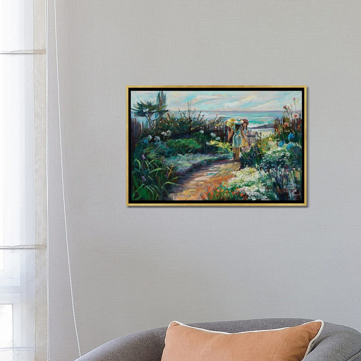 iCanvas "Pacific Gardens" by Marie Massey Framed