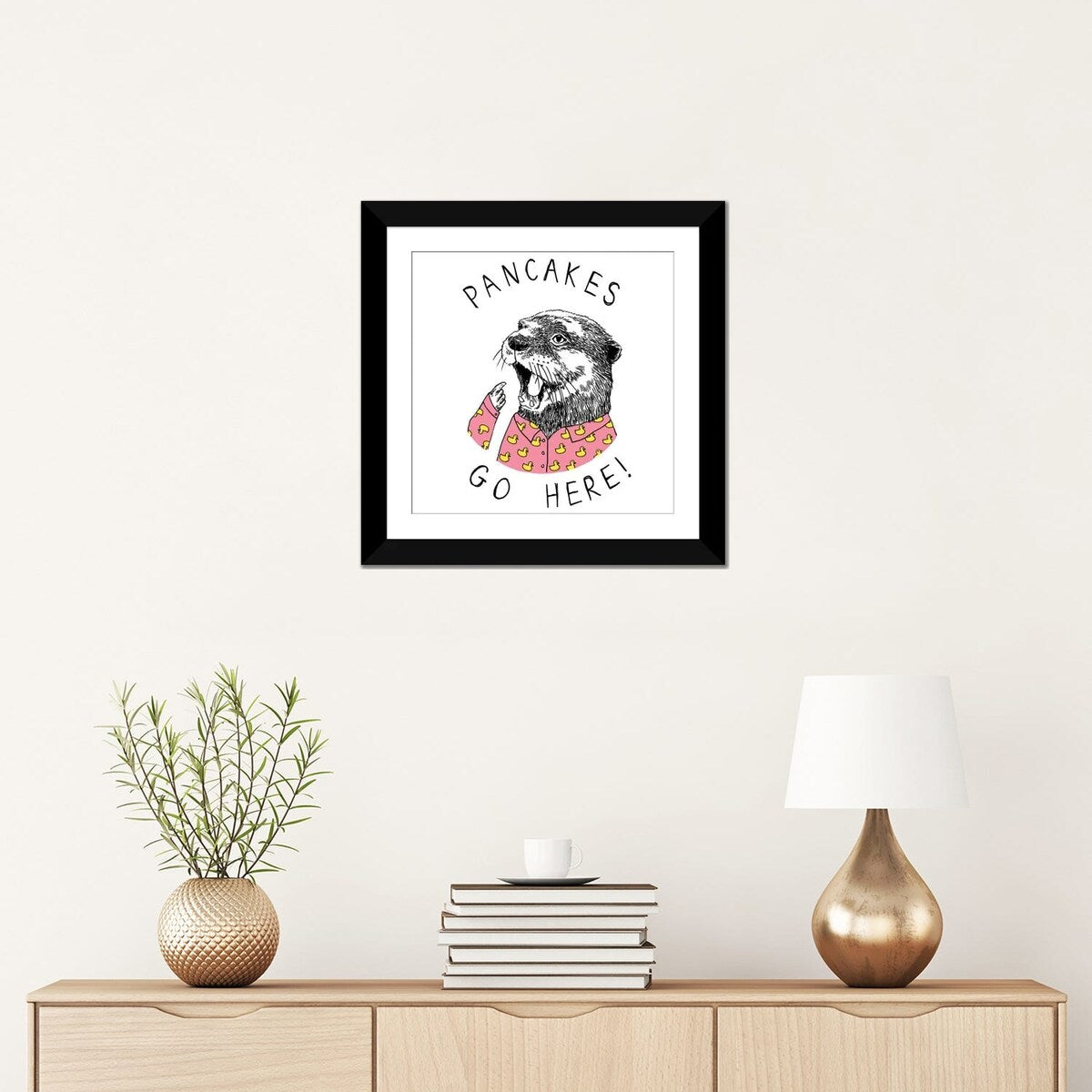 iCanvas "Pancakes Go Here" by Jimbobart