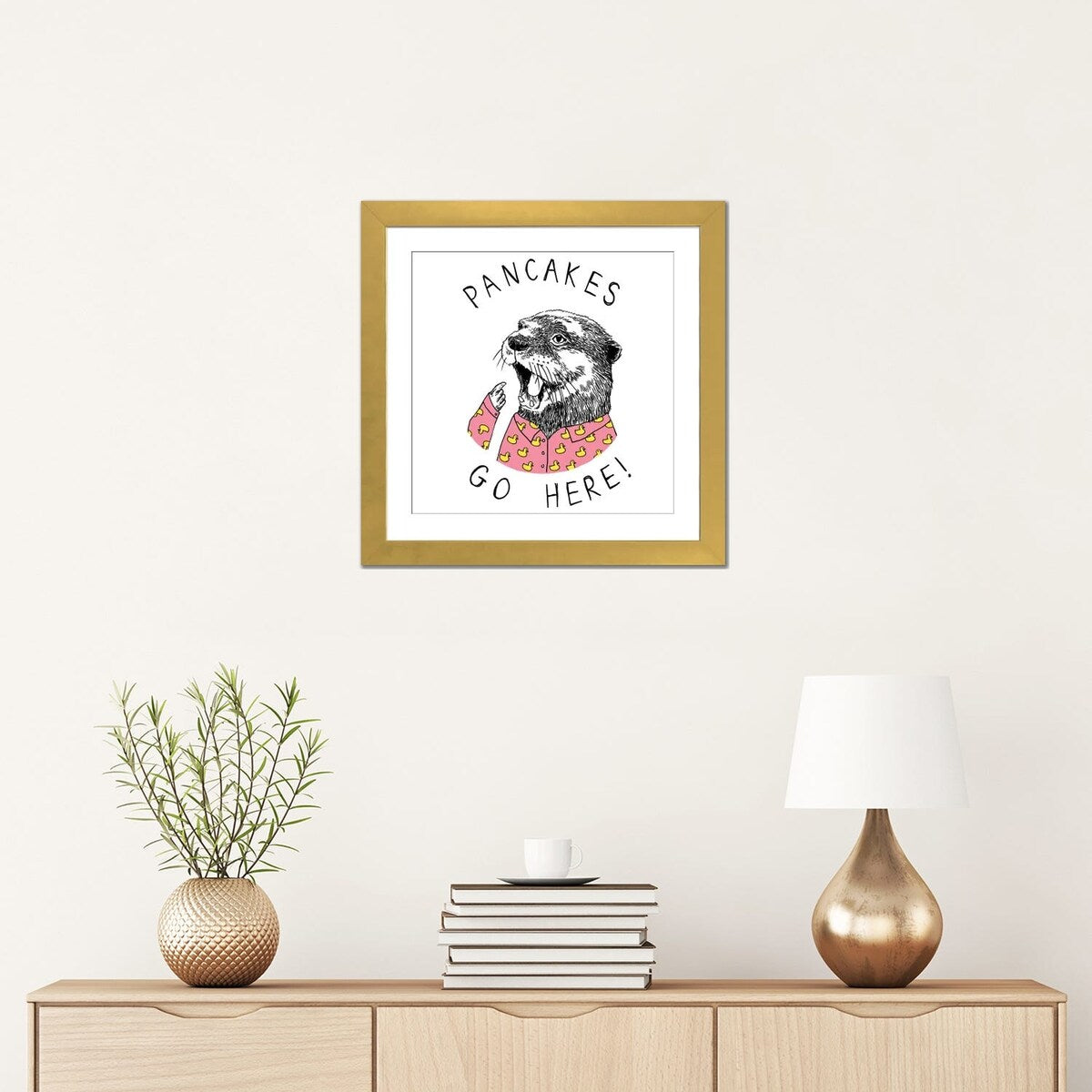 iCanvas "Pancakes Go Here" by Jimbobart