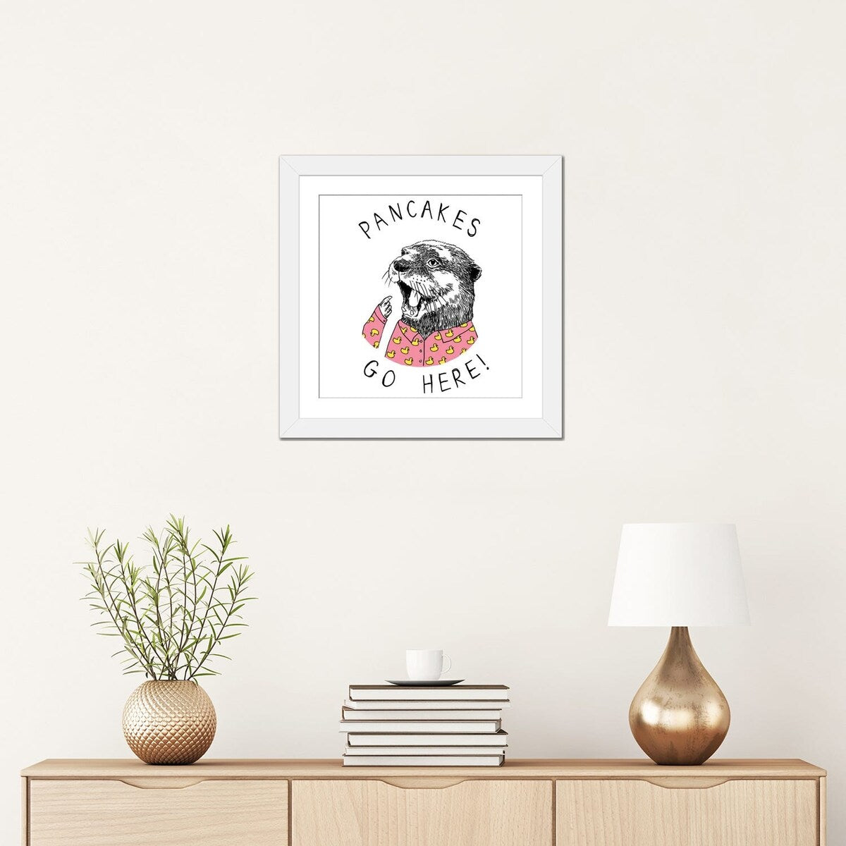 iCanvas "Pancakes Go Here" by Jimbobart