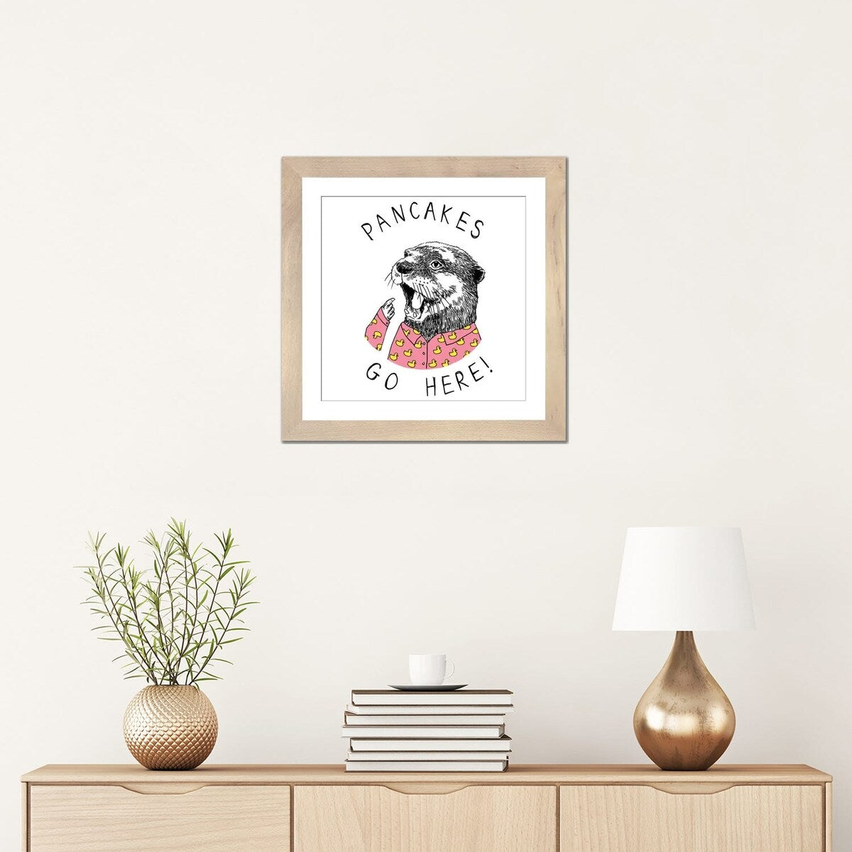 iCanvas "Pancakes Go Here" by Jimbobart