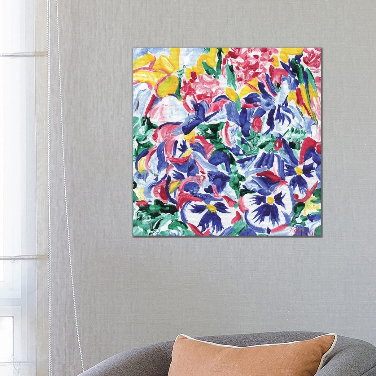 iCanvas "Pany Flowers" by Vitali Komarov Canvas Print