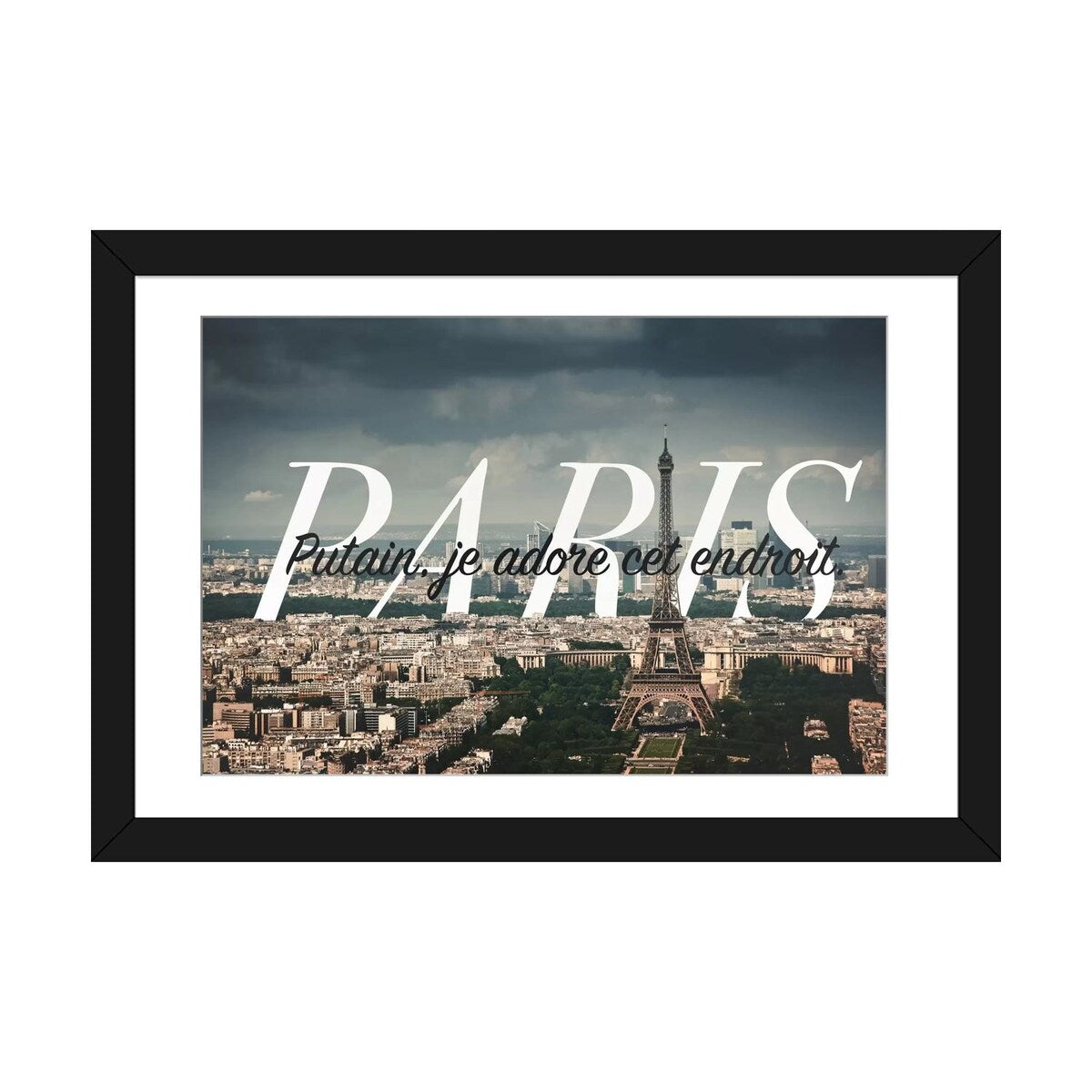 iCanvas "Paris Love" by 5by5collective