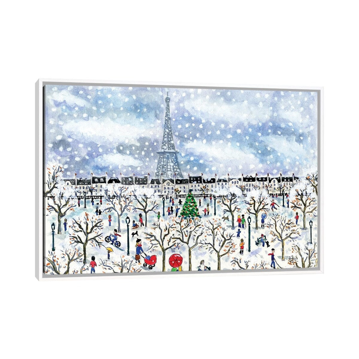 iCanvas "Paris" by Michael Storrings Framed Canvas Print