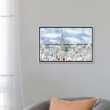 iCanvas "Paris" by Michael Storrings Framed Canvas Print