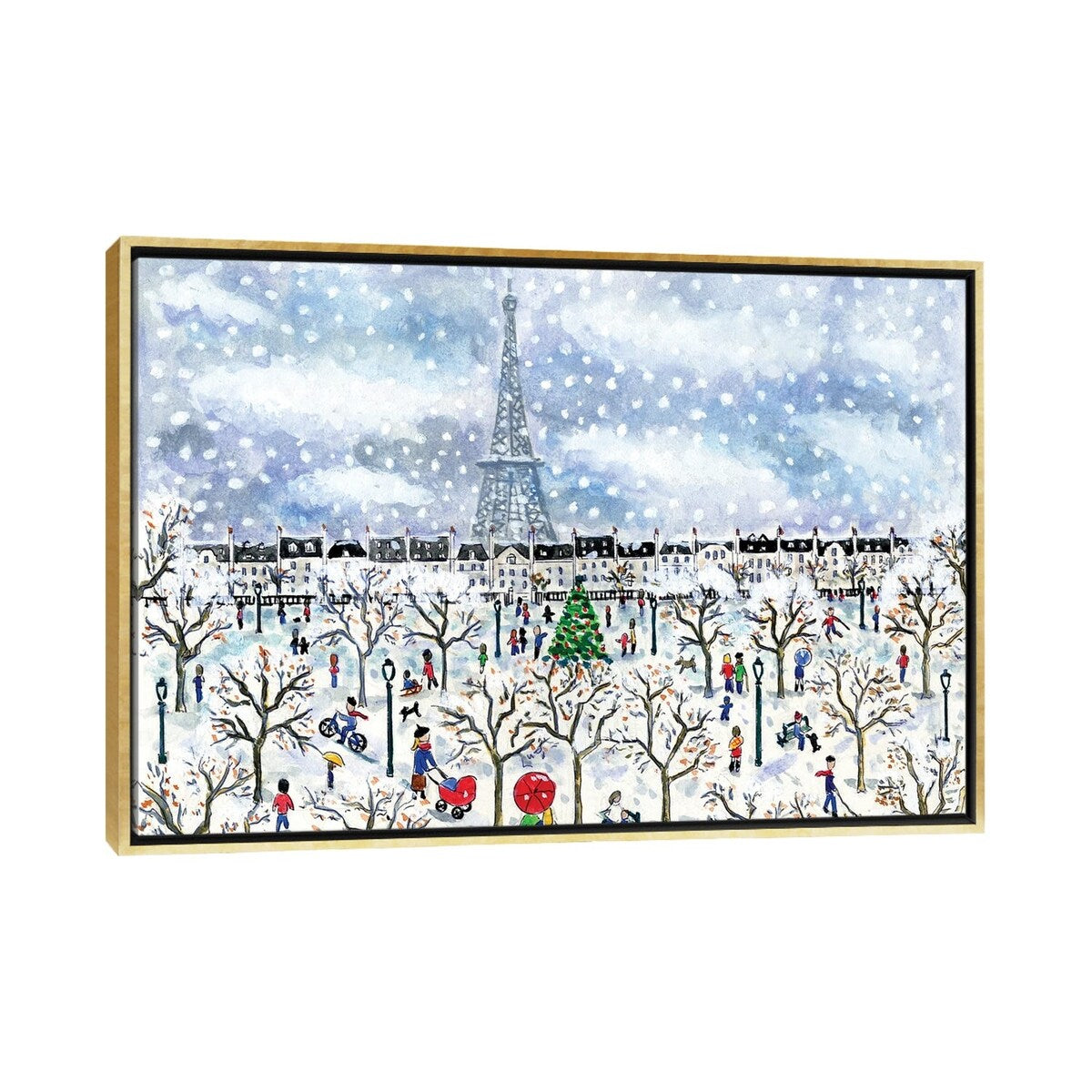 iCanvas "Paris" by Michael Storrings Framed Canvas Print