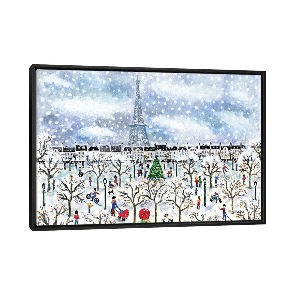 iCanvas "Paris" by Michael Storrings Framed Canvas Print