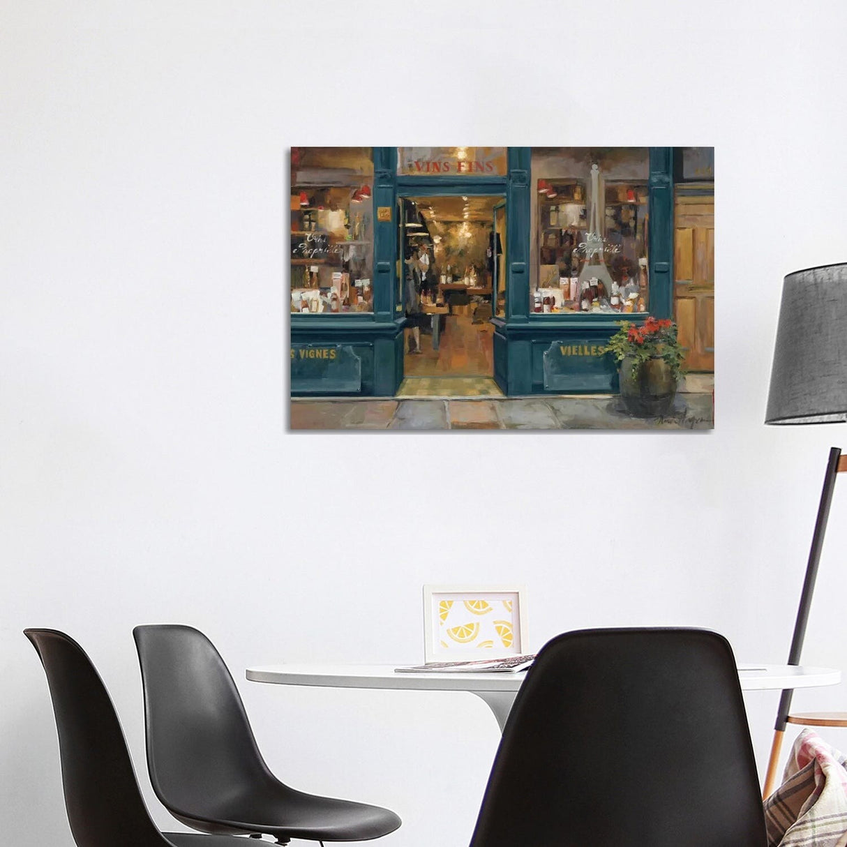 iCanvas "Parisian Wine Shop" by Marilyn Hageman Canvas Print