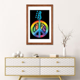 iCanvas "Peace Love Bass Guitar" by Erin Clark