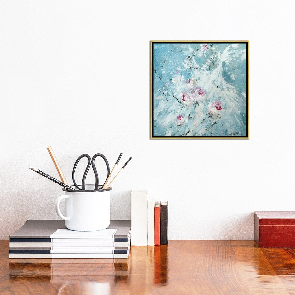 iCanvas "Petal Pirouette II" by Debi Coules Framed Canvas Print