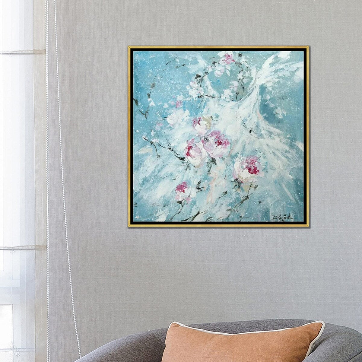 iCanvas "Petal Pirouette II" by Debi Coules Framed Canvas Print