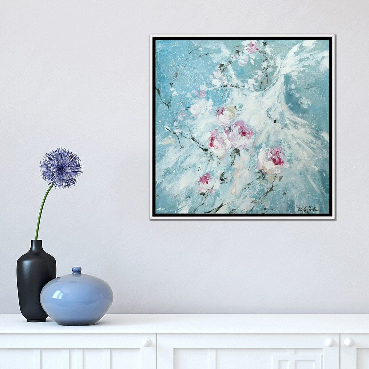iCanvas "Petal Pirouette II" by Debi Coules Framed Canvas Print
