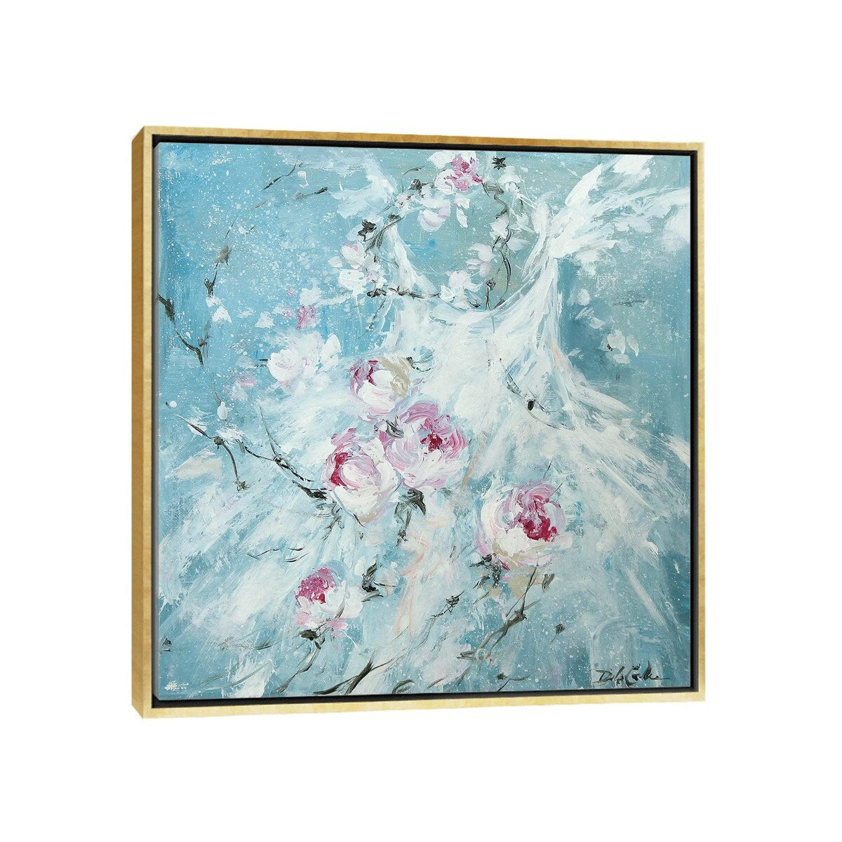 iCanvas "Petal Pirouette II" by Debi Coules Framed Canvas Print