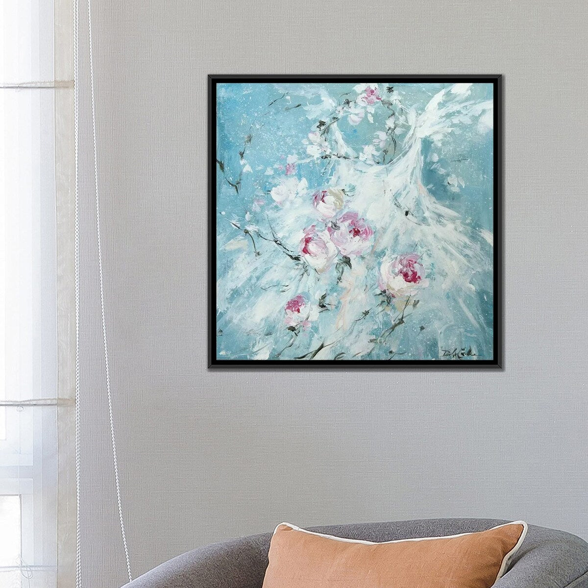 iCanvas "Petal Pirouette II" by Debi Coules Framed Canvas Print