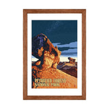 iCanvas "Petrified Forest National Park (Desert At Dusk)" by Lantern Press