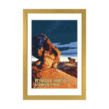 iCanvas "Petrified Forest National Park (Desert At Dusk)" by Lantern Press