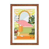 iCanvas "Piggy In Matisse Bathroom Decor" by Jania Sharipzhanova