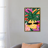 iCanvas "Pineapple And Lashes" by Bouffants & Broken Hearts Framed Canvas Print
