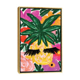 iCanvas "Pineapple And Lashes" by Bouffants & Broken Hearts Framed Canvas Print