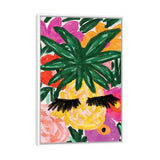 iCanvas "Pineapple And Lashes" by Bouffants & Broken Hearts Framed Canvas Print
