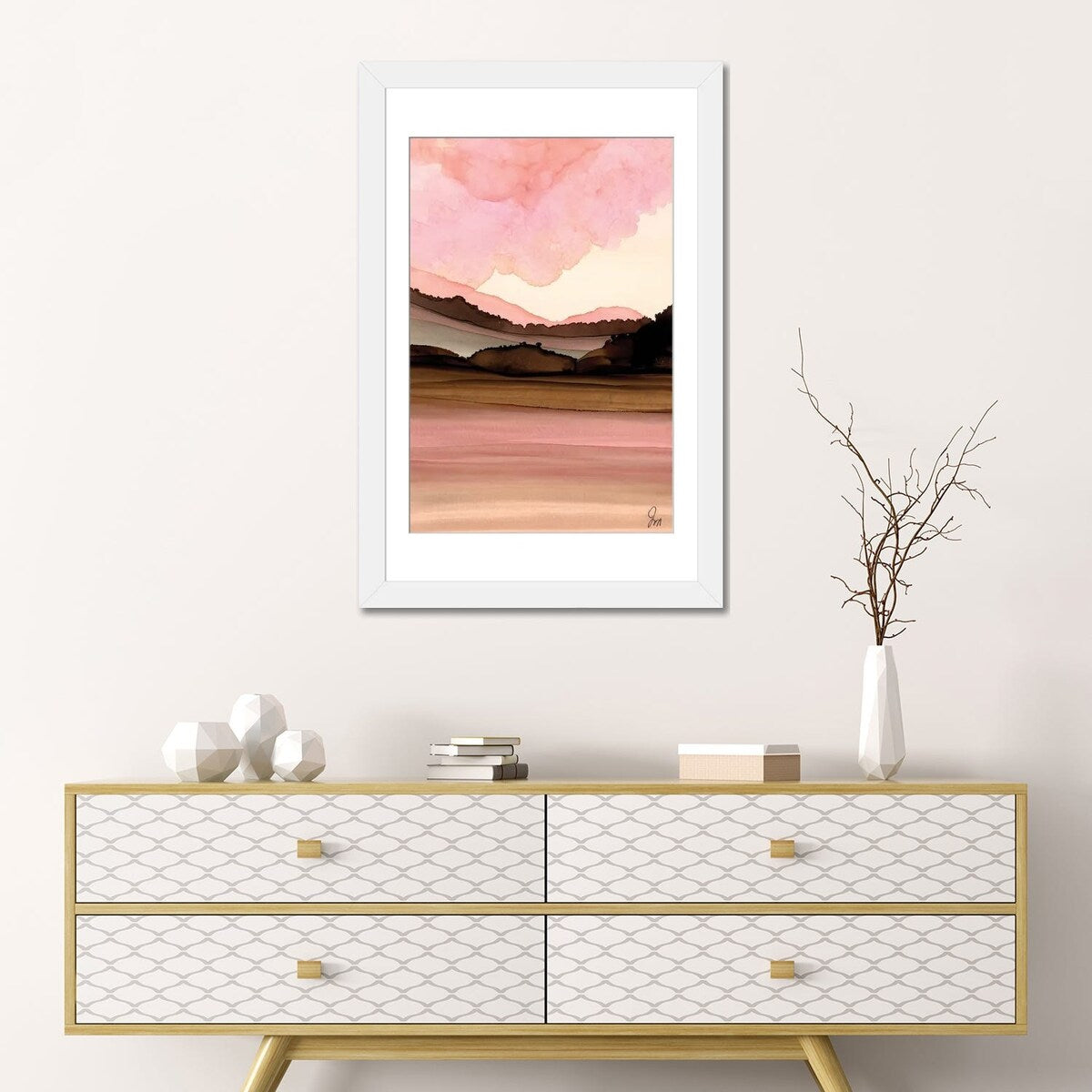 iCanvas "Pink Hues" by Jan Matthews