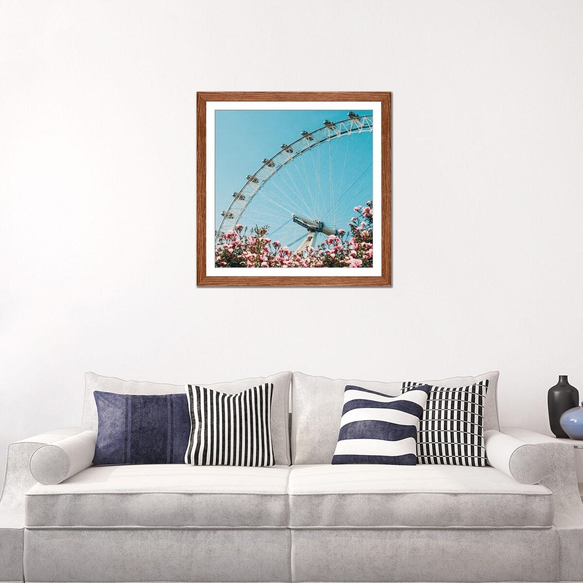 iCanvas "Pink Roses Of The Ferris Wheel" by Ievgeniia Bidiuk