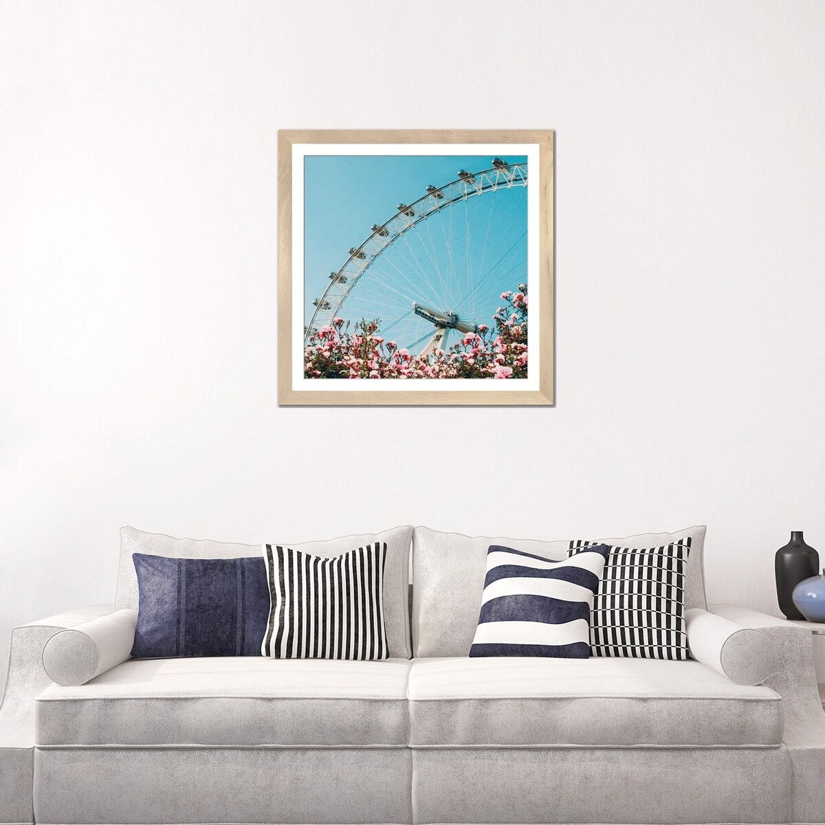 iCanvas "Pink Roses Of The Ferris Wheel" by Ievgeniia Bidiuk
