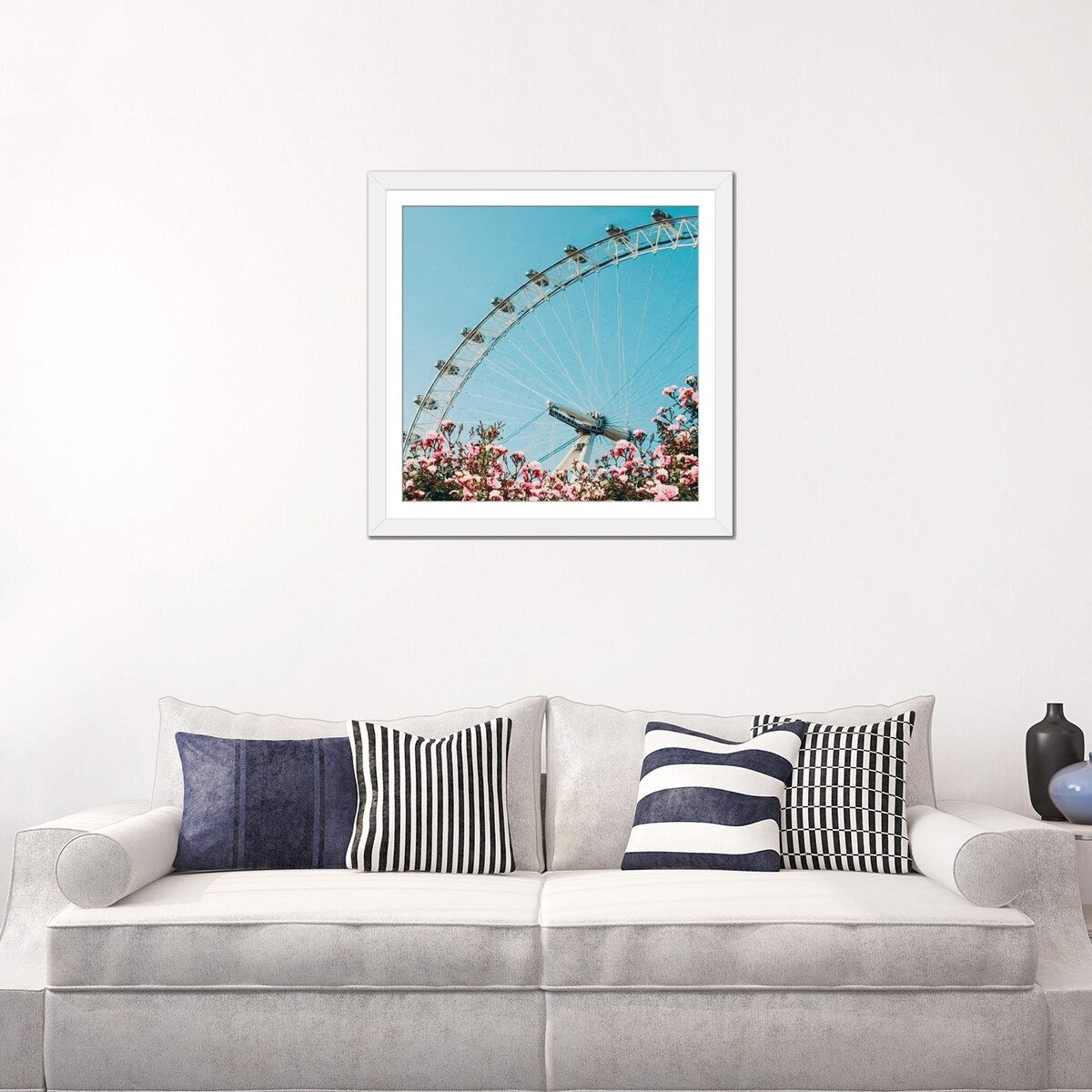 iCanvas "Pink Roses Of The Ferris Wheel" by Ievgeniia Bidiuk