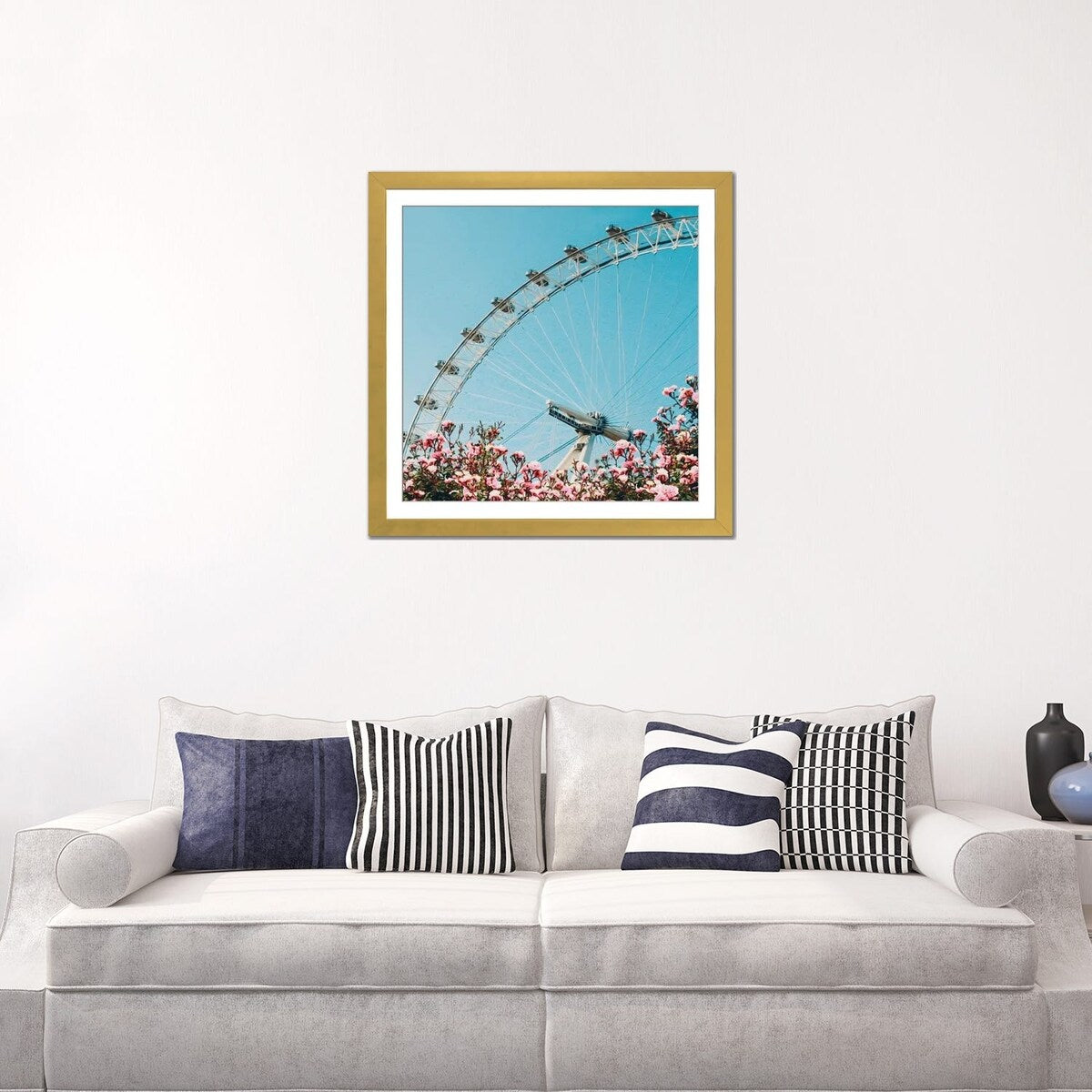 iCanvas "Pink Roses Of The Ferris Wheel" by Ievgeniia Bidiuk