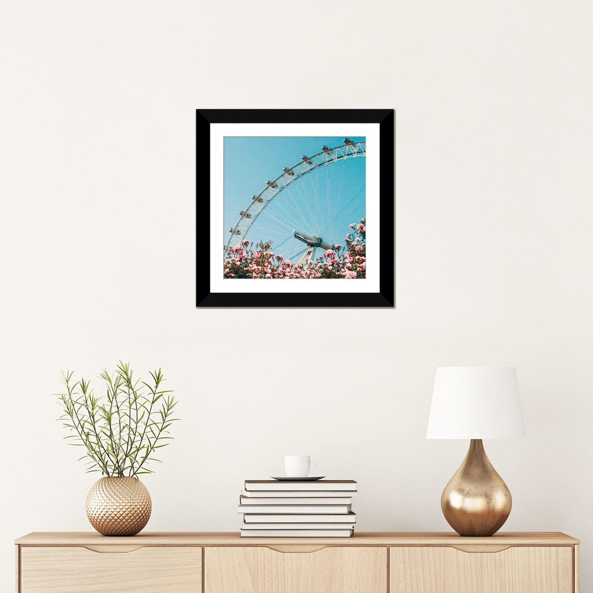 iCanvas "Pink Roses Of The Ferris Wheel" by Ievgeniia Bidiuk