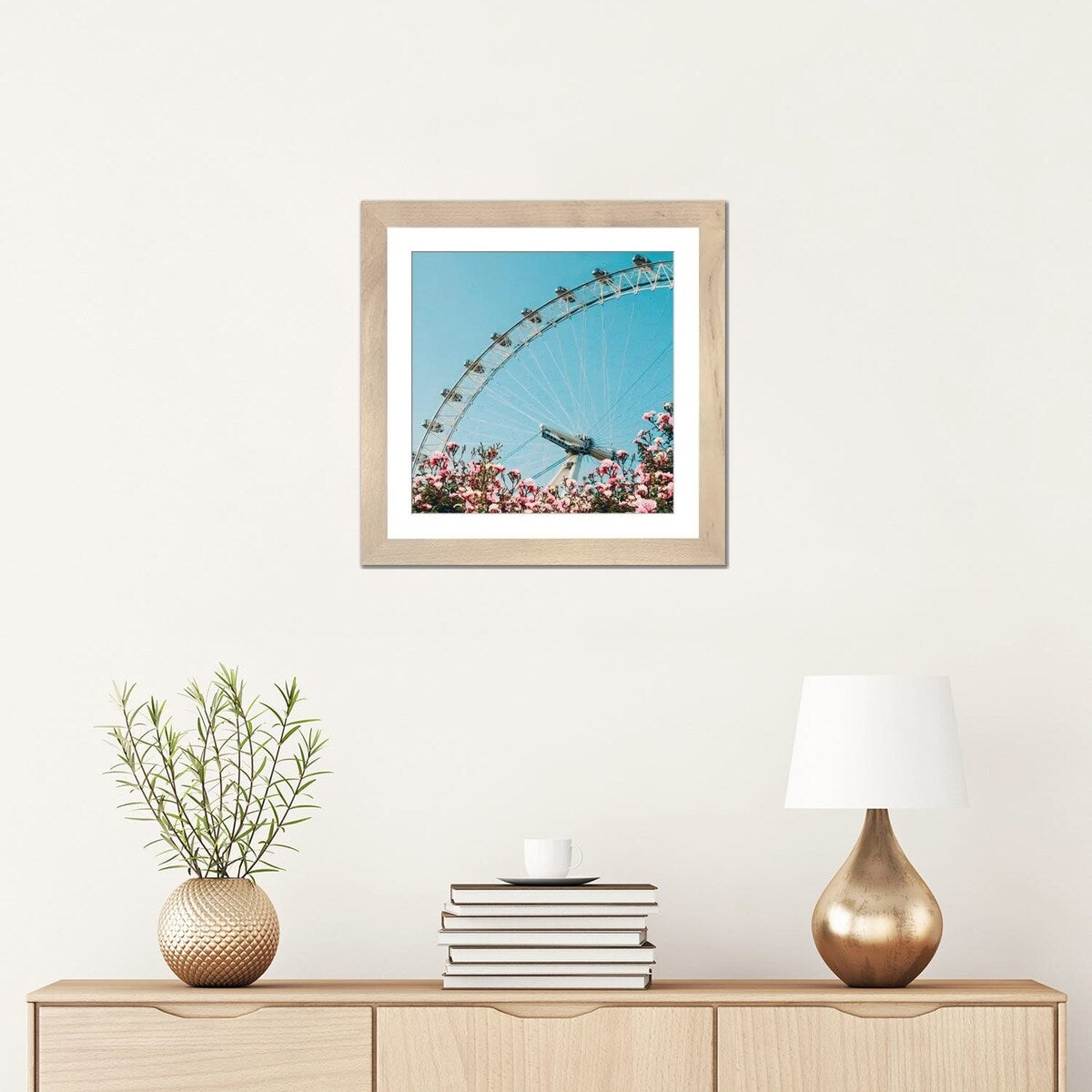iCanvas "Pink Roses Of The Ferris Wheel" by Ievgeniia Bidiuk