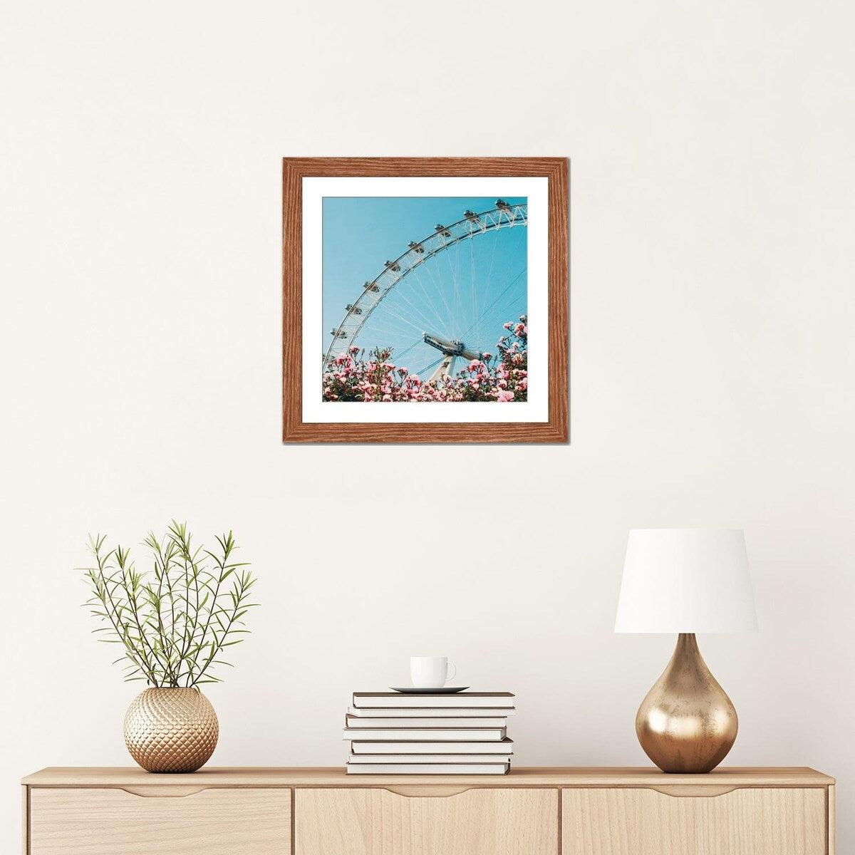 iCanvas "Pink Roses Of The Ferris Wheel" by Ievgeniia Bidiuk