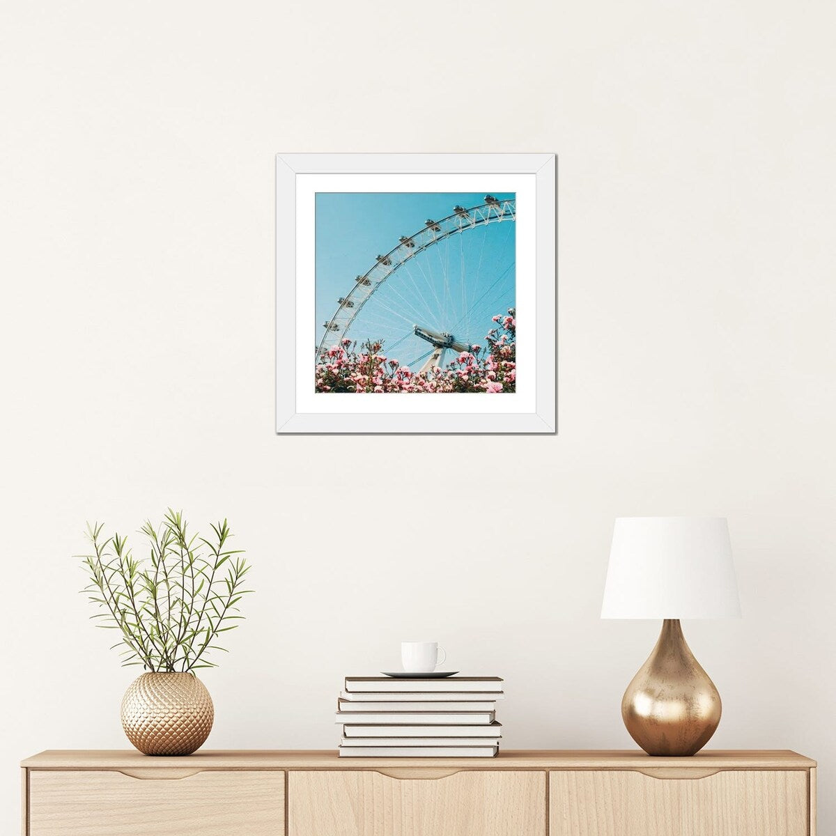 iCanvas "Pink Roses Of The Ferris Wheel" by Ievgeniia Bidiuk