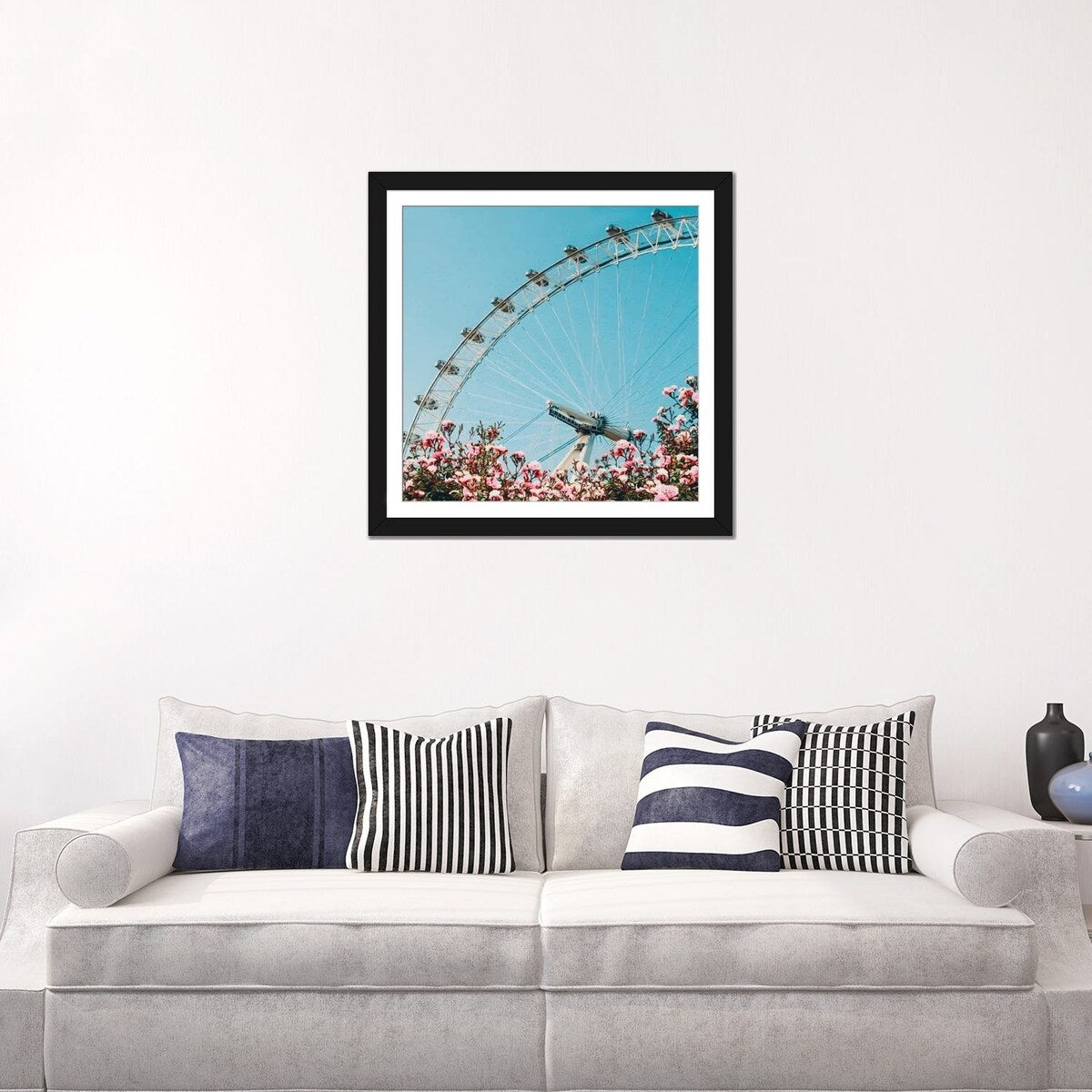 iCanvas "Pink Roses Of The Ferris Wheel" by Ievgeniia Bidiuk