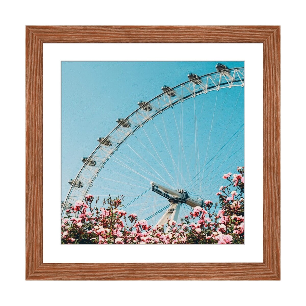 iCanvas "Pink Roses Of The Ferris Wheel" by Ievgeniia Bidiuk