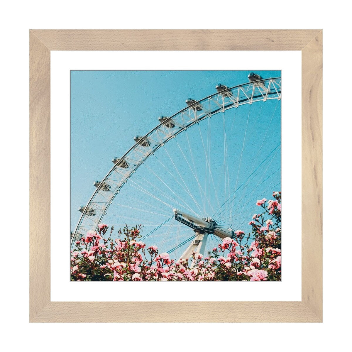 iCanvas "Pink Roses Of The Ferris Wheel" by Ievgeniia Bidiuk