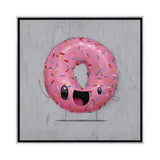 iCanvas "Pinky" by Cuddly Rigor Mortis Framed